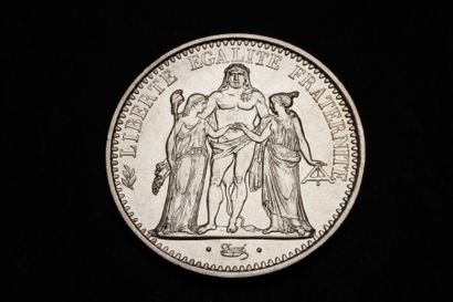 null 1 Lot de 24 pièces de 10 F argent Hercule 1969.