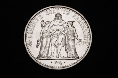 null 1 Lot de 25 pièces de 10 F argent Hercule 1973.