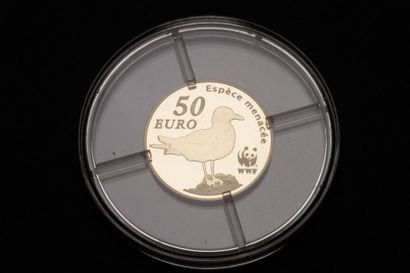 null 1 Pièce de 50 euros en or BE 2011 WWF 50ème Anniversaire de sa fondation."Le...
