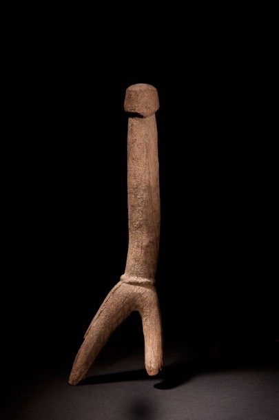 null Statue DAGARI (Burkina Faso). Ancienne sculpture «Kpin Sebla» anthropophalliforme...