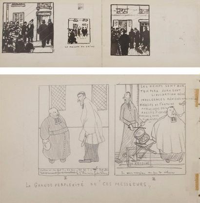 Jean-Emile LABOUREUR 3 Carnets de notes et croquis, [vers 1903-1907].{BR} * Sketch...