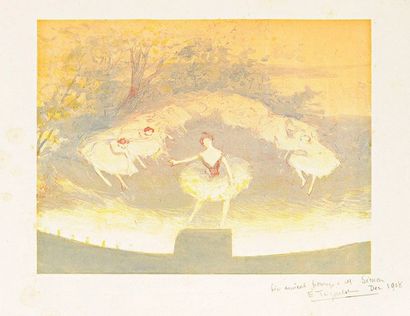 Eugène Trigoulet (1864-1910) 
Sur la scène, le salut. 1908. Lithographie (inspirée...