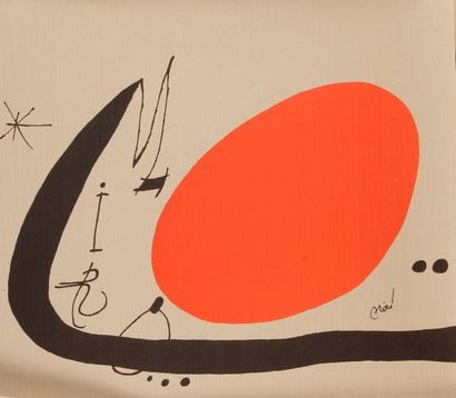 Joan MIRO (1893-1983) 
Ma de proverbis. 1970. Lithographie. [770 x 685]. Cramer-Maeght...