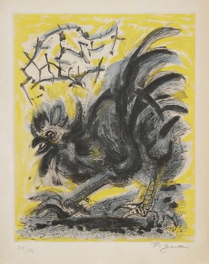 Edouard PIGNON (1905-1993) 
Le Coq, 1958
Eau-forte.
Signée et numérotée sur 250.
Couverture...