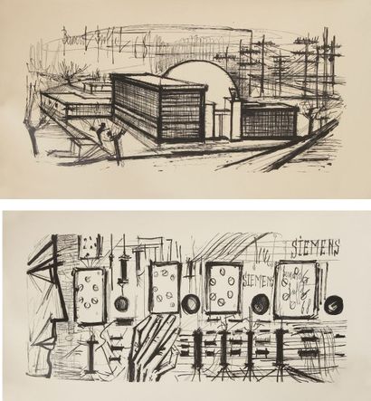 Bernard Buffet (1928-1999) (d'après) 
Suite Siemens, 1968
Photolithographie.
6 planches.
(Une...