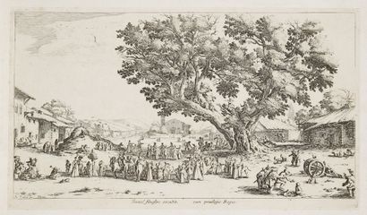 Jacques Callot (1592-1635) 
La Foire de Gondreville, 1625
Eau-forte.
Bonne épreuve...