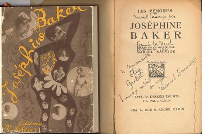 null [Joséphine BAKER] 2 Livres.
 Les Mémoires de Joséphine Baker, recueillis et...