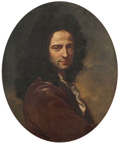 Laurent FAUCHIER (Aix-en-Provence 1643 - 1672) 
Portrait d'homme
Sur sa toile d'origine...