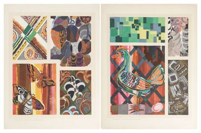 EDOUARD BENEDICTUS (1878-1930) Nouvelles variations, 1928 Portfolio incomplet comprenant...