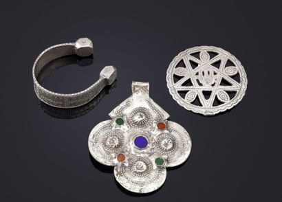 null Anneau de chevillière, Khalkhal, plaque de coiffure et amulette, foulet Khamsa,...