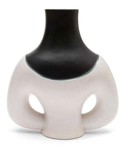POL CHAMBOST (1906-1983) 

Buste de femme, blanc, modèle 1044 créé en 1954
Vase anthropomorphe.
Épreuve...