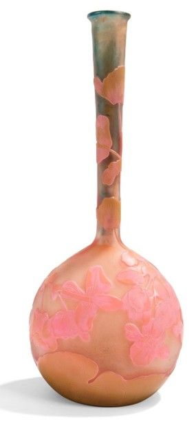 Établissements GALLÉ (1904-1936) 

Groseillier à fleurs
Vase soliflore à panse piriforme...