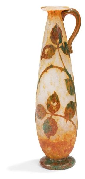 DAUM Nancy 

Branches de rosier en automne
Vase soliflore sous forme de pichet à...