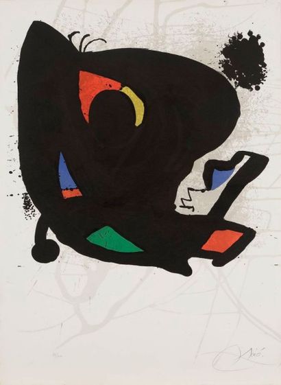 Joan MIRO (1893-1983) 
Miró, l'oeuvre graphique au musée d'Art Moderne de la ville...