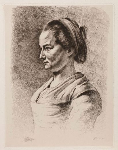 Jean-Jacques de BOISSIEU (1736-1810) 
Sujets divers: portraits; paysages? Eau-forte....