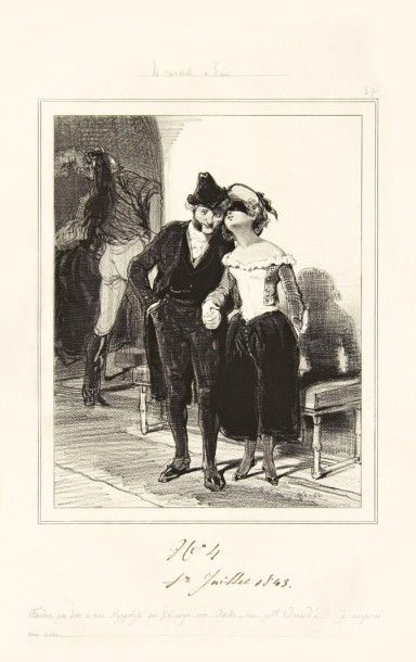 Paul GavaRNI (Sulpice-Guillaume Chevalier, dit) 
 Le Carnaval à Paris. 1841-1843....