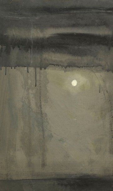 null Francisco Pistolesi né en 1956Effet de lune sur la fenêtre, 1989Huile sur toile...