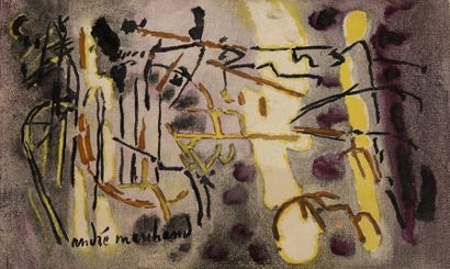 André MARCHAND 
Avant la nuit, 1956
Huile sur toile.
Signée en bas à gauche.
Signée...
