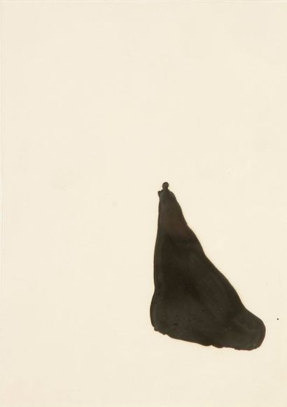 Carlo GUAITA (né en 1954) 
Silhouette
Dessin à l’encre.
25.5 x 18 cm