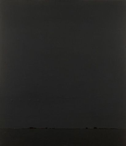 JEROEN HENNEMAN (NÉ EN 1942) 
Dutch Horizon, 1973
Acrylique sur toile et boite éclairante.
Signée...