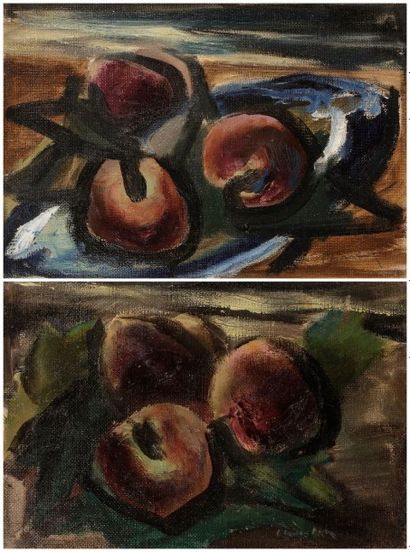 Roger CHASTEL (1897-1981) 
Natures mortes, 1939 et 1941
2 huiles sur toile.
Signées...