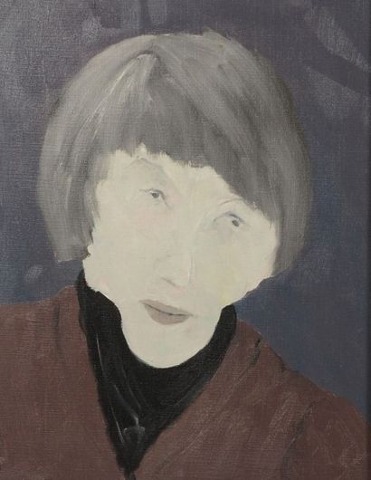 null Robert NICOÏDSKI (1931-2001){CR}Portraits de femme{CR}2 huiles sur toile.{CR}L’une...