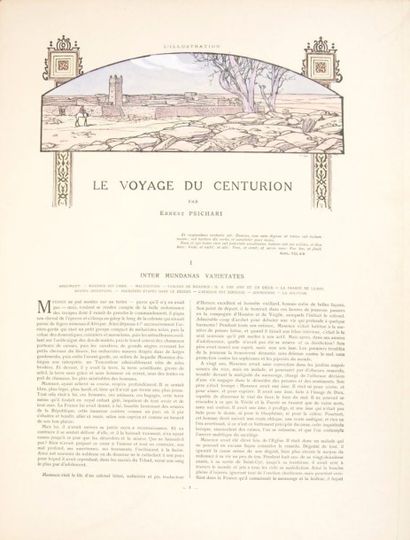 PSICHARI (Ernest) 
Le Voyage du Centurion.
Paris: [Aux dépens d'un amateur (Canape)...