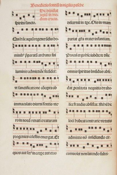 [MISSEL] 
Missale ecclesie Nemensis (sic) accurate castigatum.
In-folio, (10 ff.),...