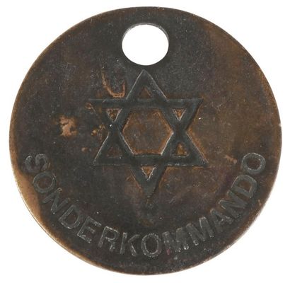 [MÉDAILLES ANTISÉMITISME] Médaille de SonderKommando. 
Allemagne, Circa 1940. 
Au...