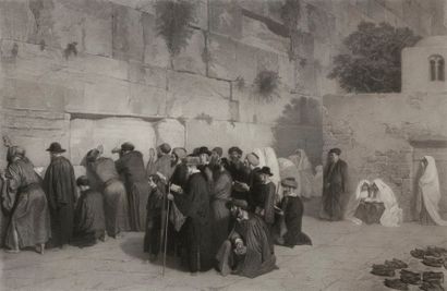 Alexandre BIDA (1823-1895) (d’après) et gravée par Jules-Adolphe Chauvet
Les juifs...
