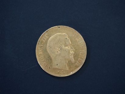 null 1 Pièce de 100 Francs en or type Napoléon III tête nue, 1857.
FRAIS ACHETEUR...