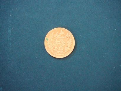 null 1 Pièce de 20 Francs en or, Tunisie, 1892.
FRAIS ACHETEUR : 8% HT