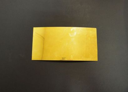 null Une plaque en or.
8 x 16 cm
Poids: 57,7 g
FRAIS ACHETEUR : 8%HT