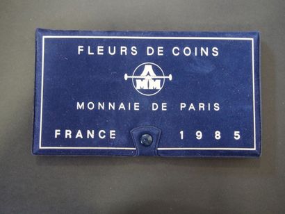 null Monnaie de Paris
Série des Pièces françaises "Fleurs de coin", Millésime 1985....