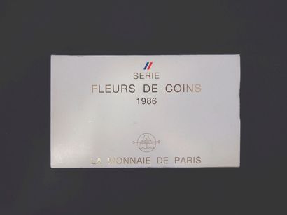null Monnaie de Paris
Série des Pièces françaises "Fleurs de coin", Millésime 1986....