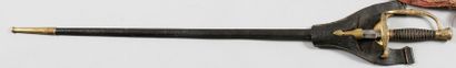 null Épée d'officier modèle 1817 à ciselures.
Fusée avec filigrane. Monture en laiton....