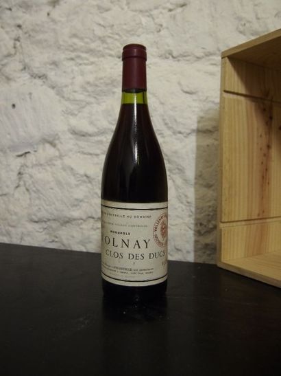 null 4 Bouteilles, VOLNAY CLOS DES DUCS (1er Cru), Marquis d'Angerville, 1987, (e.l.s.)....