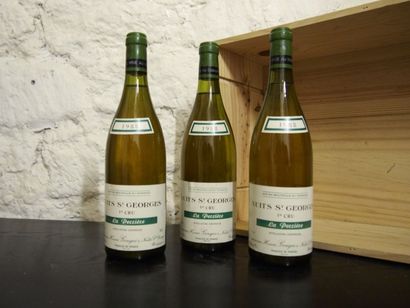 null 3 Bouteilles, NUITS ST GEORGES LA PERRIÈRE Blanc (1er Cru), Henri Gouges, 1...