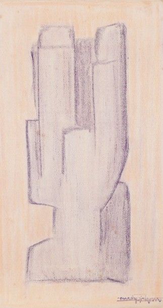 Willy ANTHOONS [belge] (1911-1983) 
Étude de sculpture, vers 1949
Crayon.
Porte le...