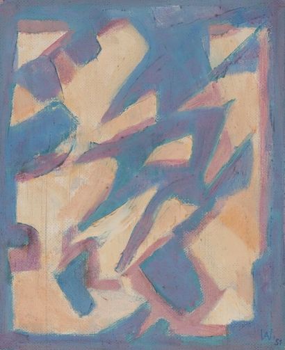 Willy ANTHOONS [belge] (1911-1983) 
Composition, 1951
Huile sur toile non montée.
Monogrammée...