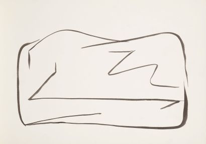 Willy ANTHOONS [belge] (1911-1983) 
Études de sculpture, 1953
3 encres.
Une monogrammée...