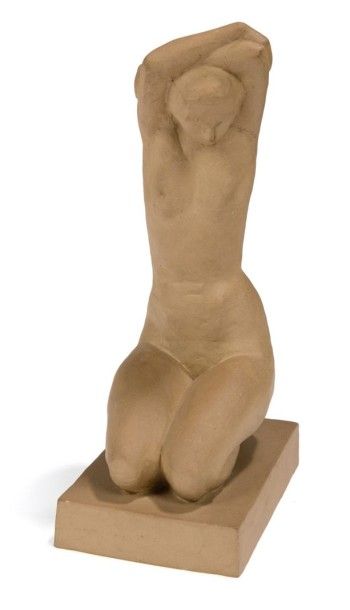 Henri GUINGOT (1897-1952) & Atelier CYTHERE Rambervilliers 
Suzanne, 1934
Sculpture...