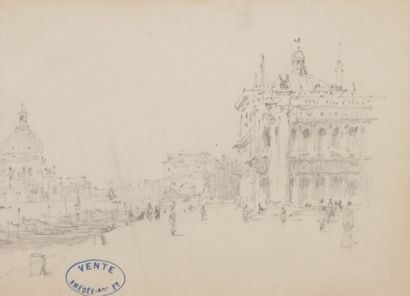 Amédée ROSIER (1831-1898) 
Venise
2 dessins à la mine de plomb.
Portent le timbre...