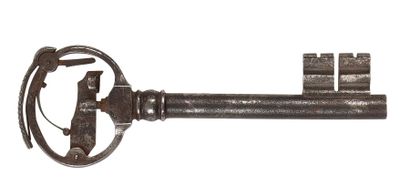 null Clé formant pistolet, mécanisme numéroté 049.
Début du XIXe siècle.
L: 19 c...