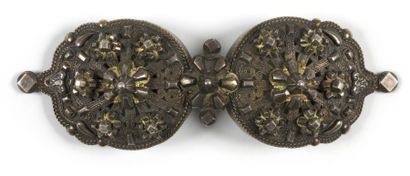 null Deux boucles de ceinture, tripartites. Empire ottoman, Balkans, XIXe siècle
La...