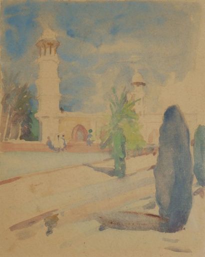 Hilda May GORDON (1874-1972) Lahore
Aquarelle.
Non signée.
16 x 14 cm
Provenance...