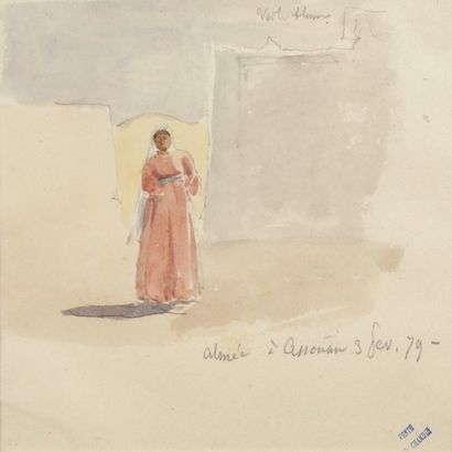 Paul Louis Léger CHARDIN (1833-1918) Scène orientaliste - Paysages d’Egypte
22 aquarelles...