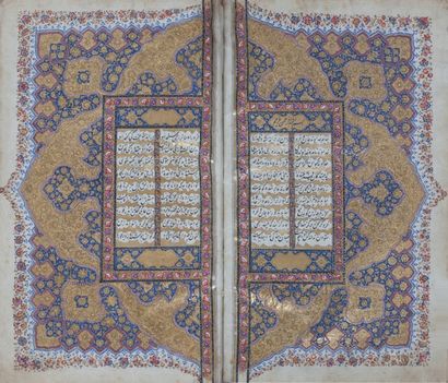 null Shahnameh de Firdowsi, Cachemire, signé et daté 1826
Manuscrit poétique en persan,...