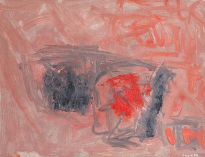 Jeanne COPPEL (1896-1971) Composition, 1960
Huile sur toile.
Signée et datée en bas...