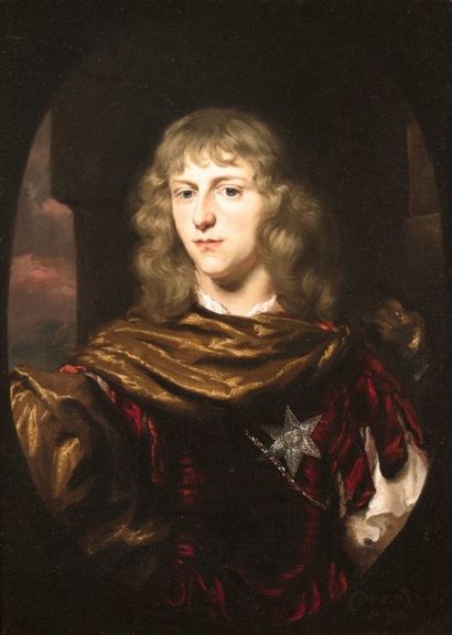 null Nicolas MAES .
(Dordrecht 1632- Amsterdam 1693).
Portrait d’homme en buste dans...